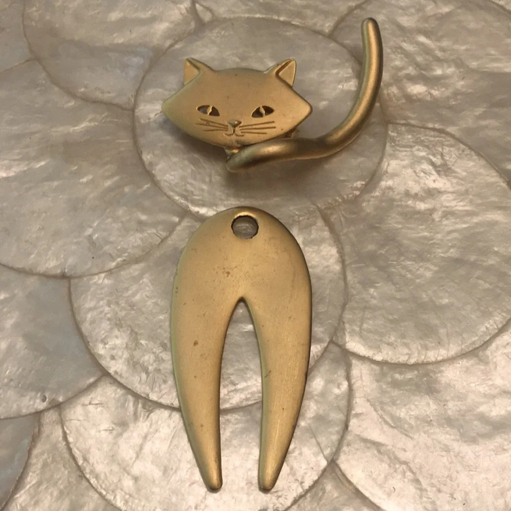 VTG 2 PIECE KITTY PIN - Picture 4 of 11